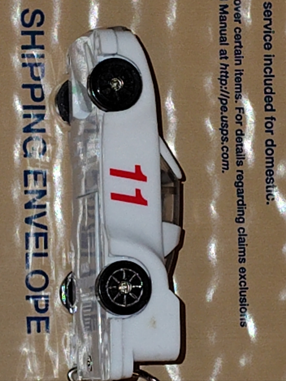 Vintage Eveready T-top Sports Car Number 11 Key Chain Flashlight - Picture 4 of 6